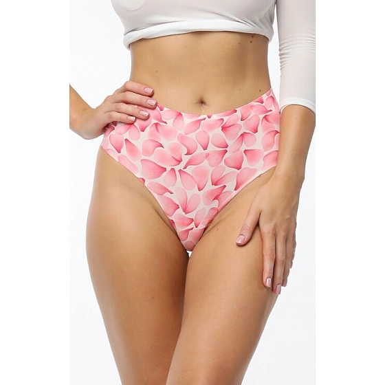 Dámske brazilky Rose Flakes Simple Brasil Maxi Ružová mix - Julimex