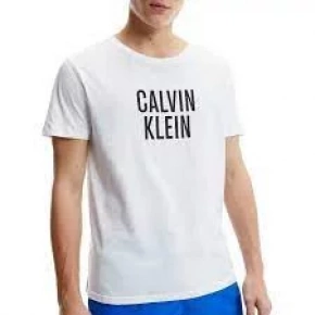 Pánske tričko KM0KM00750 - YCD biela - Calvin Klein
