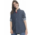 Dámska košeľa s dlhým rukávom 145676 Dark Jeans-603 - Big Star