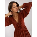 Dámske šaty TW SK BI 0761 1.73P Gaštanová - Och Bella
