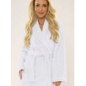 Dámsky župan 709 Manuela Frotte biely - De Lafense