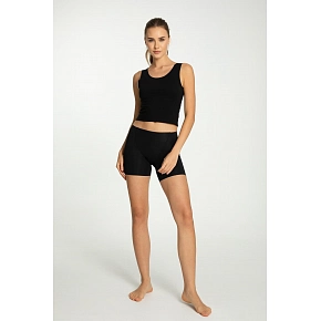 Dámske nohavičky Cotton Mood Shorts čierne - Julimex Dámske nohavičky Cotton Mood Shorts čierne - Julimex