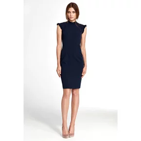 Dámske šaty S102 tmavo modré - Nife