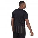 Pánske tričko Striped 21 JSY GN7625 Čierna so šedou - Adidas