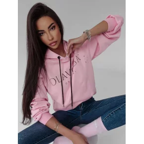 Dámska mikina 277347 púdrovo ružová - Ola Voga