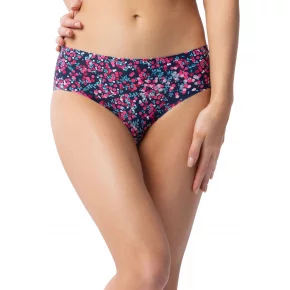 Dámske nohavičky Cranberries simple classic tm. modré s ruží. vzorom - JULIMEX