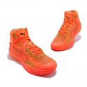 Pánske športové topánky Playmaker Pro Mid Laser M 378327 01 Neon oranžová - Puma
