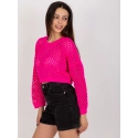 Dámsky sveter BA SW 9008.35P fluo ružový - FPrice