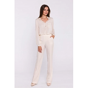 Dámské kalhoty S371 slonovinová - Stylove