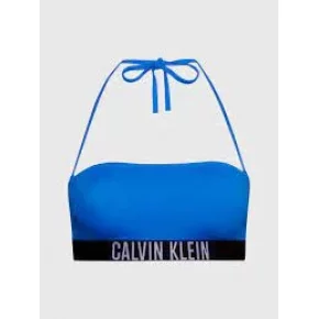 Dámska plavková podprsenka Bandeau KW0KW01966 C4X modrá-čierna - Calvin Klein Dámska plavková podprsenka Bandeau KW0KW01966 C4X modrá-čierna - Calvin Klein