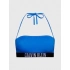 Dámska plavková podprsenka Bandeau KW0KW01966 C4X modrá-čierna - Calvin Klein