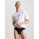 Pánske tričko na spanie S/S CREW NECK 000NM2501E 100 biele - Calvin Klein