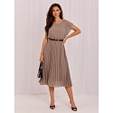 Dámske šaty DHJ SK 8839 1.23X hnedé - FPrice