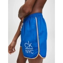 Pánske plavecké šortky KM0KM00459-CJR modrá - Calvin Klein