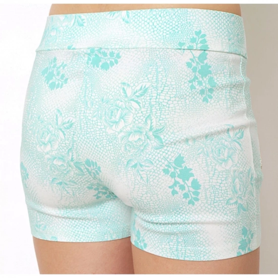 Dámske bavlnené šortky SS-S711 mint - BLACK&FISH
