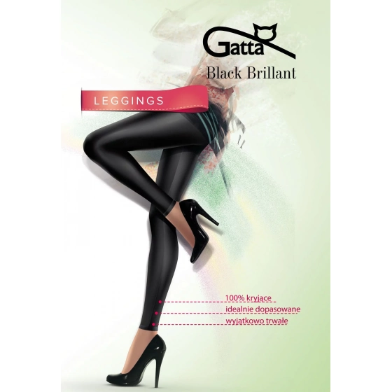 Dámske legíny Black Brillant Čierna - Gatta