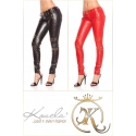 Sexy nohavice 50480 s kamienkami a zipsami - KouCla