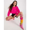 Dámsky sveter BA SW 9008.35P fluo ružový - FPrice