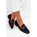 Dámske mokasíny H8-515 čierne - Sweet shoes