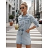 Sukienka jeansowa mini JENSAGA niebieska FashionStreet EY2592