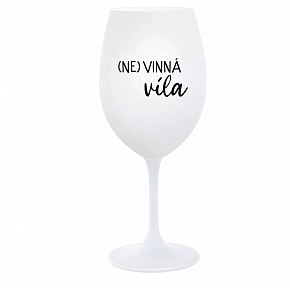 (NE)VINNÁ VÍLA - biely pohár na víno 350 ml (NE)VINNÁ VÍLA - biely pohár na víno 350 ml