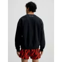 Pánska mikina Lounge Sweatshirt CK96 000NM2415EUB1 čierna - Calvin Klein