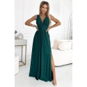Dámské šaty 490-3 SUSAN zelené - NUMOCO