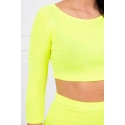 Dámsky set 9084 Neon žltá - K-Fashion
