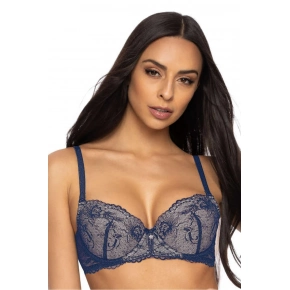 Dámská podprsenka Push-up Percy 3530/11 Tmavě modrá - Mat