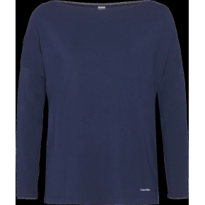 Dámske tričko na spanie QS6264E-2VZ tmavomodrá - Calvin Klein