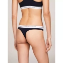 Dámske tangá THONG UW0UW03835 DW5 tm. modré - Tommy Hilfiger