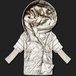 Dámska bunda Minority (M2-6701-12) ecru - Goodlooking