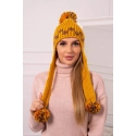 Dámska ušianka Nadia K321 horčicová - Oliwier