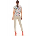 Dámska blúzka M194 Ecru s kvetmi - Infinite You