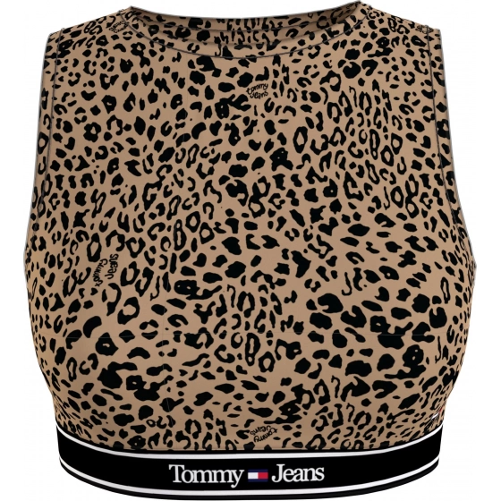 Dámsky top UW0UW049710HD zvierací vzor - Tommy Hilfiger
