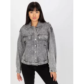 Dámska džínsová bunda EM KR H1830.88 Sivá jeans - Ciminy