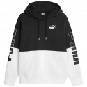 Dámska mikina s kapucňou 676023 01 Čierna s bielou - Puma