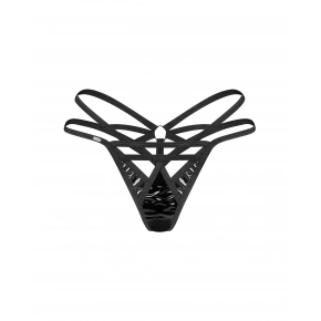 Dámske zvodné tangá Keira Lisa čierne - Obsessive