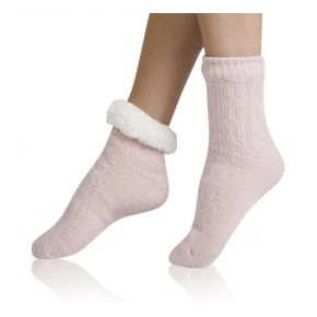 Extrémne teplé ponožky EXTRA WARM SOCKS Púder ružová - BELLINDA