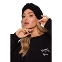 Dámska čiapka turban M601 Čierna - Moe