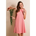 Dámske Stylove Šaty S157 Salmon Pink - Figl