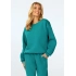 Dámska mikina Rehema tyrkysová - DKaren