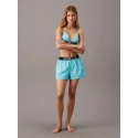 Dámske plážové šortky KW0KW02482 DCE sv. modré - Calvin Klein