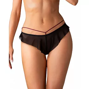 Dámske nohavičky Parisel Panties čierne - Obsessive