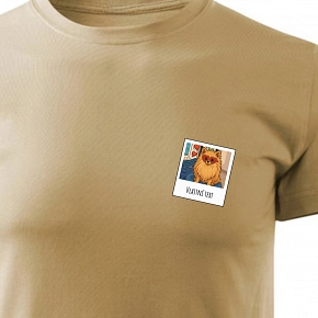 Personalizované pánské tričko s polaroidem 