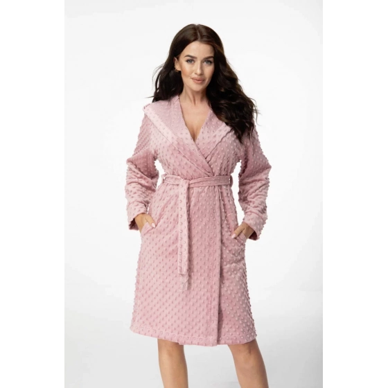 Dámsky župan FR-353 Púder ružová - Dorota