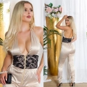Sexi kombinéza 18549 so šnurovaním - Koucla