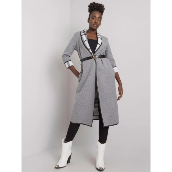 Dámsky kabát DHJ EN A5753.38X Šedá - FPrice