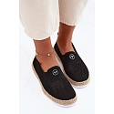 Dámske espadrilly 13659 čierne - Vinceza
