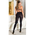 Dámske sexy pančuchy s bodkami SH8013 čierne - Collant